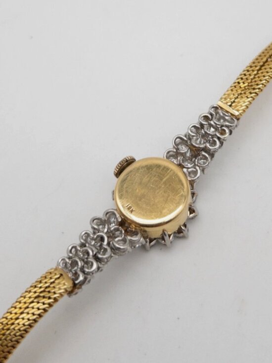 BLANCPAIN 3ct VS G Diamond Ladies 18k Yellow Gold Watch main image 4
